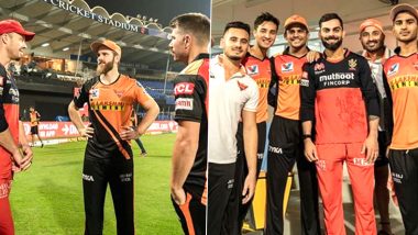 Virat Kohli, AB de Villiers, David Warner and Other Players Interact After High-Voltage RCB vs SRH Clash in IPL 2020