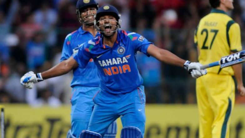 This Day That Year: Rohit Sharma Scored his First Double Century in ODIs, Twitterati Recall Hitman’s Knock Against Australia