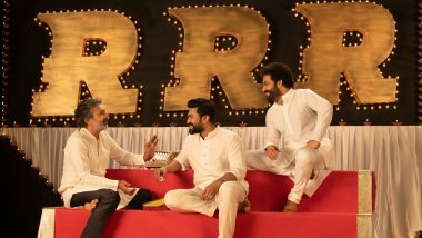 Diwali Special From Team RRR! Ram Charan, SS Rajamouli, Jr NTR Extend Festival Greetings To Fans (View Pics)