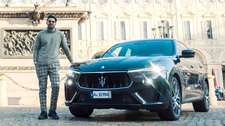Prabhas’ Picture Posing With A Swanky Maserati From The Sets Of Radhe Shyam Goes Viral!