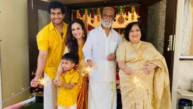 Diwali 2020: Rajinikanth’s Happy Pictures from the Festival with His Family Are Bound to Warm Your Hearts!