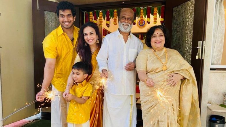 Diwali 2020: Rajinikanth’s Happy Pictures from the Festival with His Family Are Bound to Warm Your Hearts!