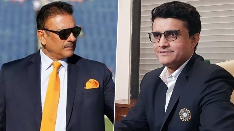 Ravi Shastri Sparks Controversy After Leaving Out BCCI President Sourav Ganguly From His Appreciation Post Over IPL 2020’s Success; Twitterati Hits Out at Team India Head Coach
