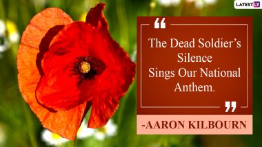 Remembrance Day 2020 Quotes And HD Images: WhatsApp Stickers, Facebook Messages, GIFs and Wallpapers to Share on Armistice Day