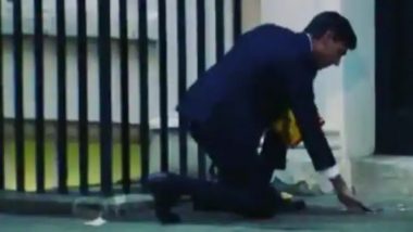 Diwali 2020: UK Chancellor Rishi Sunak Lights Up Downing Street Home in London with Rangoli and Diya Decorations (Watch Video)