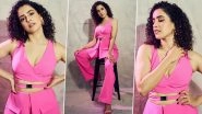Sanya Malhotra Is Fiercely Chic and an Abundance of Sass in a Pink Pantsuit!