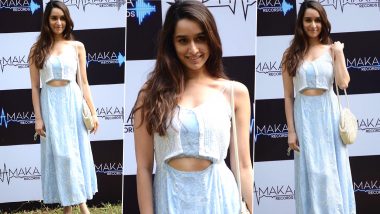 Shraddha Kapoor Is Tres Chic in a Lace Dress Teamed Up With Kolhapuri Sandals!