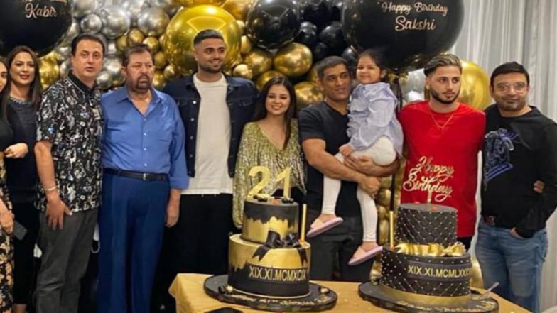Sakshi Dhoni Birthday Greetings & Celebrations Pics: Twitterati Wish MS Dhoni’s Wife As She Turns 32