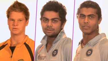 ICC Shares Video of Virat Kohli, Steve Smith, Ravindra Jadeja & Other Cricket Stars From ICC Under-19 Cricket World 2008