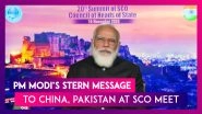 PM Narendra Modi&rsquo;s Stern Message To China, Pakistan, Says &lsquo;Respect Territorial Integrity&rsquo; At SCO Meet Attended By Xi Jinping & Imran Khan