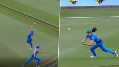 Tahlia McGrath Showcase Great Presence of Mind to Dismiss Amelia Kerr With Incredible Catch in Women’s Big Bash League 2020 (Watch Video)