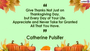 Thanksgiving 2020 Quotes And HD Images: Best Sayings, Thoughts & GIFs to Share on the Observance as WhatsApp Message, Facebook Greetings & Instagram Stories