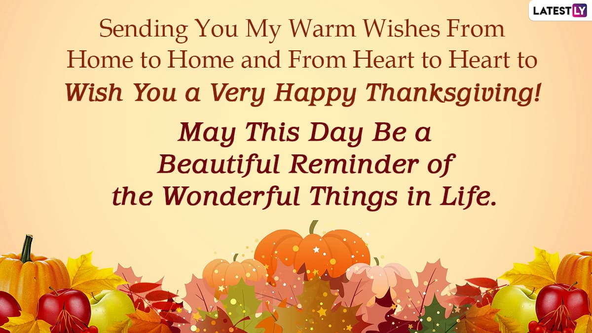 Happy Thanksgiving 2020 Wishes, Quotes & Digital Greetings ...