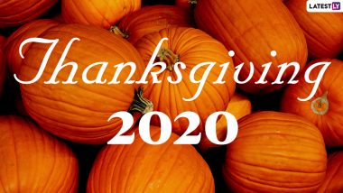 Happy Thanksgiving 2020 Wishes, Quotes & Digital Greetings: Send GIFs, WhatsApp Stickers, Turkey Day HD Images to Celebrate the Holiday with Your Loved Ones