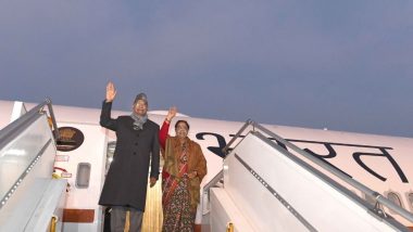 President Ram Nath Kovind Boards Air India One- B777 Aircraft For Inaugural Flight to Chennai, to Visit Tirumala Today; View Pics