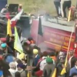 Farmers Protest: Punjab Farmer Unions Change Strategy, to March to Delhi Via Other Routes, Tear Gas, Water Canons Used at Protesting Farmers at Shambhu Border (Watch Video)