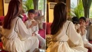 Shilpa Shetty and Raj Kundra&rsquo;s Munchkins, Viaan and Samisha, Celebrate Their First Bhai Dooj! (Watch Video)