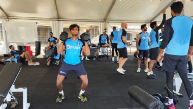 IND vs AUS 2020–21: Indian Team Enjoys First Outdoor, Gym Session in Australia