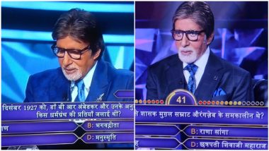 Kaun Banega Crorepati: Before Amitabh Bachchan's Manusmriti Row, He Stirred Controversy With Question About Chatrapati Shivaji Maharaj