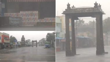 Cyclone Nivar Pics and Videos: Ahead of the Landfall, Parts of Chennai Inundated With Heavy Rainfall, Netizens Share Clips to Show the Intensity of the Stormy Weather