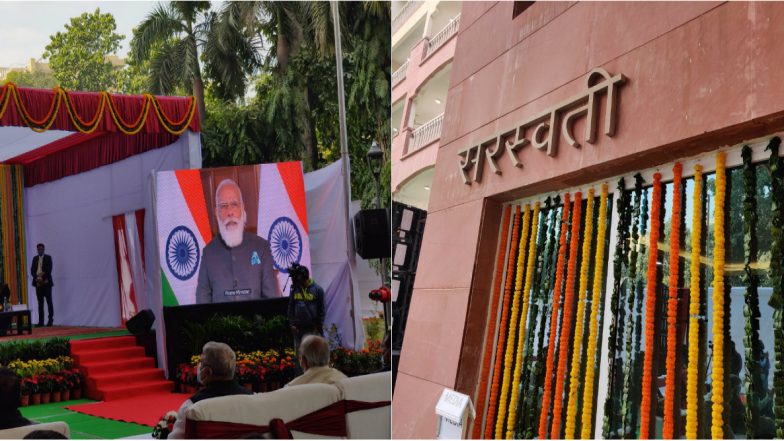 PM Narendra Modi Inaugurates Multi-Storeyed Flats for MP's in New Delhi's BD Marg