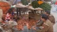 Happy Diwali for Little Diya Vendors on the Streets! Meerut Police Officers' Act of Kindness Goes Viral as They Purchase Clay Lamps from Helpless Kids for Double the Price
