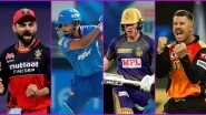 IPL 2020 Playoffs Qualification Scenarios Updated: Here&rsquo;s How RCB, DC, KKR and SRH Can Make it to Final Four