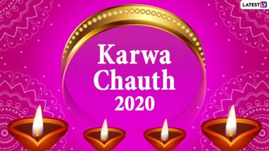 Happy Karwa Chauth 2020 Greetings for Mother and Mother-in-Law: WhatsApp Stickers, HD Images, SMS, GIF Messages and Wishes to Send on Karva Chauth Vrat