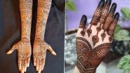 Karwa Chauth 2020 Latest Full Hand Mehendi Designs: Arabic, Indian, Rajasthani, Portrait,  Vine, Bangle Style, & More, Mehandi Patterns to Make Your Hands and Feet Look Perfect on Karva Chauth