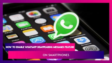 WhatsApp Disappearing Messages Now Available in India, Here’s How to Enable This Feature