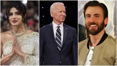 US Presidential Election 2020: Joe Biden Becomes the New US President; Priyanka Chopra, Jennifer Lopez, Chris Evans Hail his Victory (View Tweets)