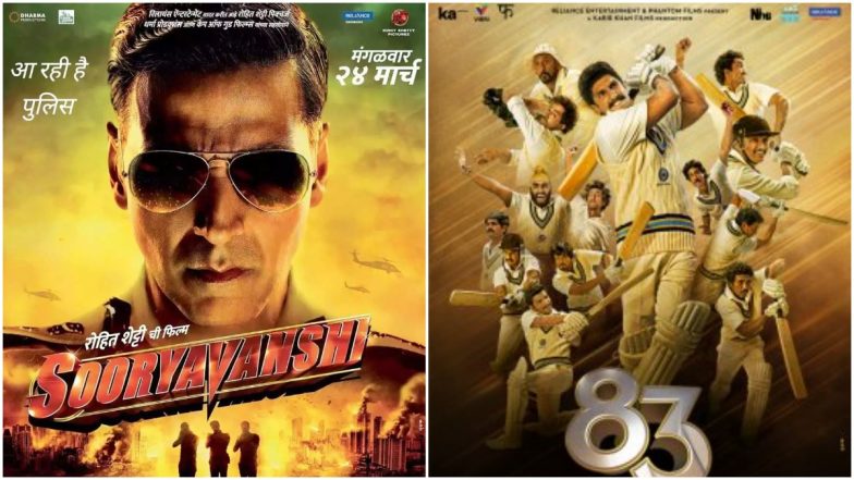Ranveer Singh's '83 and Akshay Kumar's Sooryavanshi To hit the Screens in the First Quarter of 2021, Makers Yet to Finalise Release Dates