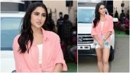Yo or Hell No? Sara Ali Khan's Hot Pants and Baby Pink Shrug for Coolie No 1 Promotions