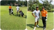 Sachin Tendulkar & Brian Lara Go Golfing, Master Blaster Praises Caribbean Legend for his Skills (Watch Video)