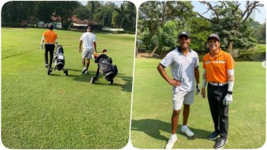 Sachin Tendulkar & Brian Lara Go Golfing, Master Blaster Praises Caribbean Legend for his Skills (Watch Video)