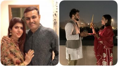 Suresh Raina, Virender Sehwag and Bhuvneshwar Kumar Celebrate Karwa Chauth with Their Beloved Wives (See Pics)