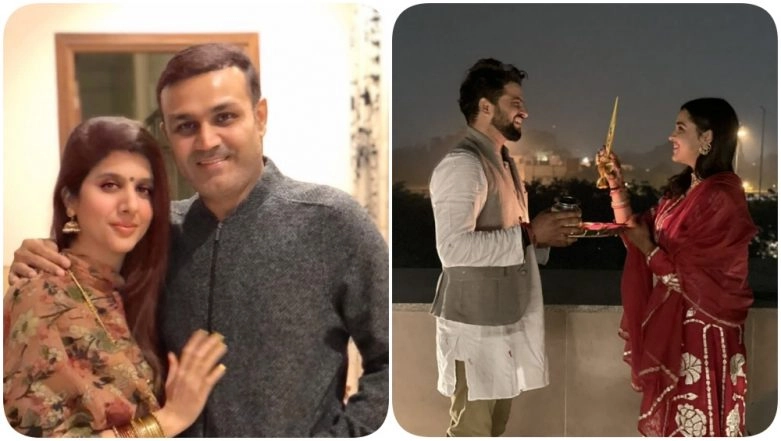 Suresh Raina, Virender Sehwag and Bhuvneshwar Kumar Celebrate Karwa Chauth 