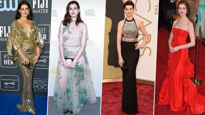 Anne Hathaway Birthday: Effortlessly Glamorous, Her Style Mantra is all About Being Chic All Day, Every Day (View Pics)