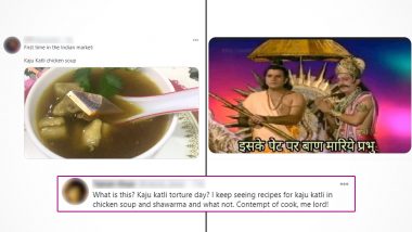 Kaju Katli Chicken Soup Is the New Food Blasphemy That We Weren't Prepared For This Diwali! Disgusted Netizens Share Memes As Horrifying Pics Make Us Go 'Enough Twitter For The Day'