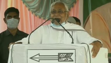 Bihar Elections 2020: ‘This Is My Last Election’, Says Bihar CM and JD(U) Chief Nitish Kumar at Election Rally in Purnia