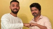 KKR Cricketer Varun Chakravarthy Meets Thalapathy Vijay And Their Fist-bumping Pic Will Make You Jealous