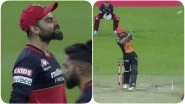Virat Kohli Attempts to Provoke Manish Pandey During SRH vs RCB Eliminator IPL 2020, SRH Batsman Comes Up With a Befitting Reply