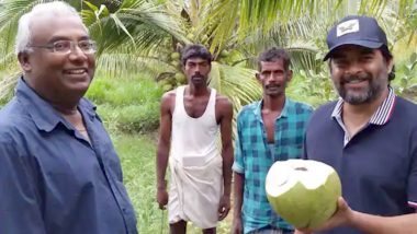 R Madhavan in an Avid Environment Lover, Turns Barren Land Into a Lush Green Coconut Field in Tamil Nadu