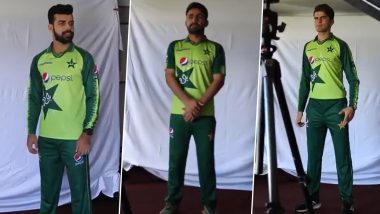 Pakistan Cricket Team All Set for T20I Series Against New Zealand, Here’s A Peek into Squad’s Photoshoot (Watch Video)