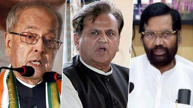Year Ender 2020: From Pranab Mukherjee to Ahmed Patel And Ram Vilas Paswan, Politicians That India Lost This Year