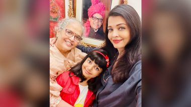 Aishwarya Rai Bachchan Shares Pic With Mom Vrinda Rai And Daughter Aaradhya On The Occasion Of Her Parents’ Wedding Anniversary