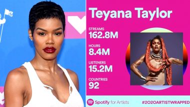 Teyana Taylor Is Amazed by Her Spotify Wrapped 2020 Statistics; Singer Announces Retirement by Leaving a Heartfelt Note for Fans