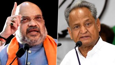 Ashok Gehlot Accuses BJP of Trying to Topple Congress Government in Rajasthan, Says MLAs Ashamed to See Amit Shah as Home Minister