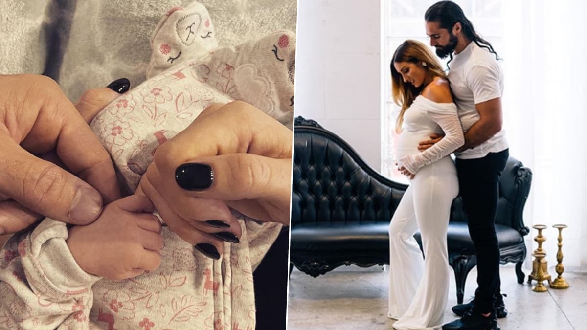 Becky Lynch and Seth Rollins Photos with New Born Baby 