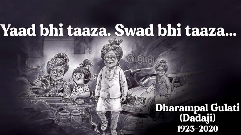 RIP Dharampal Gulati: &lsquo;Yaad Bhi Taaza. Swad Bhi Taaza,&rsquo; Amul&rsquo;s Topical Ad Honours the King of Spices (View Pic)